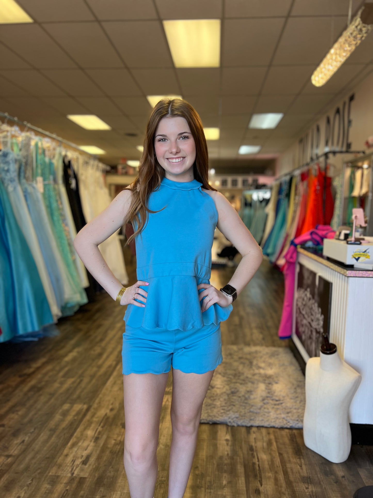 Zoe Belle Top and Shorts Set